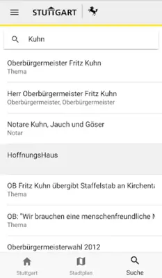 Landeshauptstadt Stuttgart android App screenshot 0