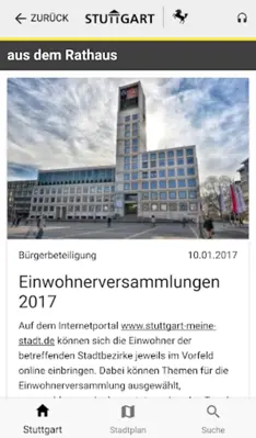 Landeshauptstadt Stuttgart android App screenshot 3